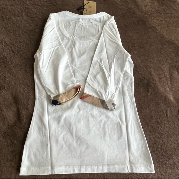 NEW BURBERRY 3/4 SLEEVE TOP - Picture 6 of 7